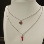 Collana cornetto portafortuna