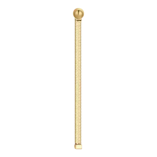 MONO ORECCHINO DONNA IN ACCIAIO IP GOLD CON SFERE
