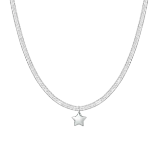 COLLANA DONNA IN ACCIAIO CON STELLA