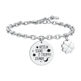 BRACCIALE DONNA IN ACCIAIO SOGNO