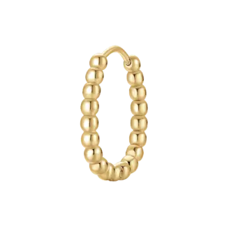 MONO ORECCHINO DONNA IN ACCIAIO IP GOLD MOTIVO A SFERE